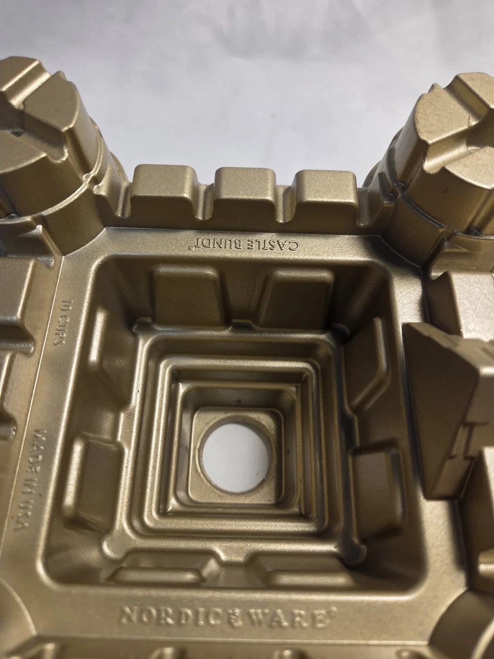 Nordic Ware Gold Castle Cake Pan